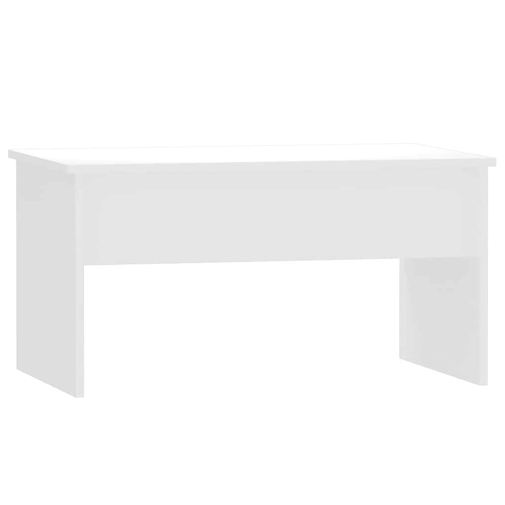 Vidaxl salontafel 80x50,5x41,5 cm bewerkt hout hoogglans wit