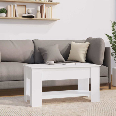 Vidaxl salontafel 101x49x52 cm bewerkt hout wit