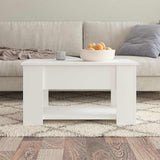 Vidaxl salontafel 79x49x41 cm bewerkt hout wit