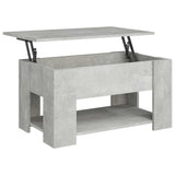 Vidaxl salontafel 79x49x41 cm bewerkt hout betongrijs