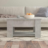 Vidaxl salontafel 79x49x41 cm bewerkt hout betongrijs