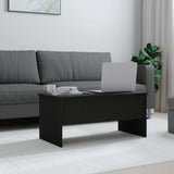 Vidaxl salontafel 102x50,5x46,5 cm bewerkt hout zwart