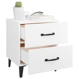 Vidaxl nachtkastjes 2 st 40x35x47,5 cm wit