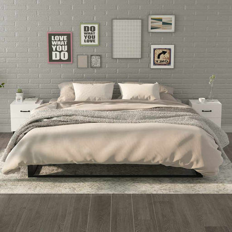 Vidaxl nachtkastjes 2 st 40x35x47,5 cm wit