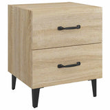 Vidaxl nachtkastje 40x35x47,5 cm sonoma eikenkleurig