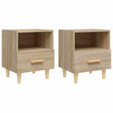 Vidaxl nachtkastjes 2 st 40x35x47 cm sonoma eikenkleurig