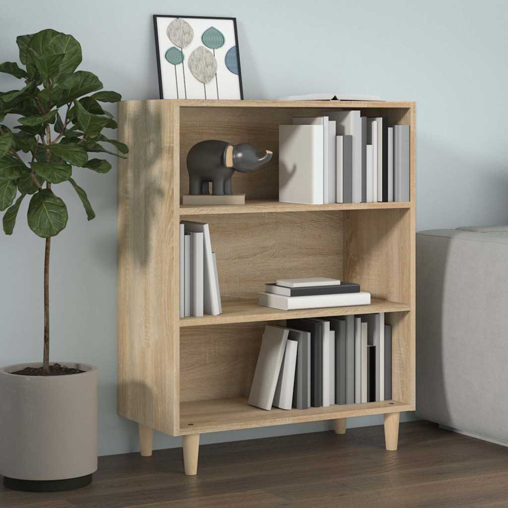 Vidaxl dressoir 69,5x32,5x90 cm bewerkt hout sonoma eikenkleurig