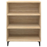 Vidaxl dressoir 69,5x32,5x90 cm bewerkt hout sonoma eikenkleurig