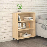 Vidaxl dressoir 69,5x32,5x90 cm bewerkt hout sonoma eikenkleurig