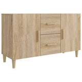 Vidaxl dressoir 100x36x60 cm bewerkt hout sonoma eikenkleurig