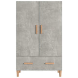 Vidaxl hoge kast 70x31x115 cm bewerkt hout betongrijs