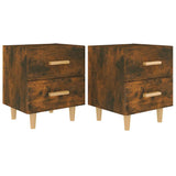 Vidaxl nachtkastjes 2 st 40x35x47,5 cm gerookt eikenkleurig