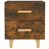 Vidaxl nachtkastjes 2 st 40x35x47,5 cm gerookt eikenkleurig