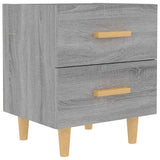 Vidaxl nachtkastje 40x35x47,5 cm grijs sonoma eikenkleurig