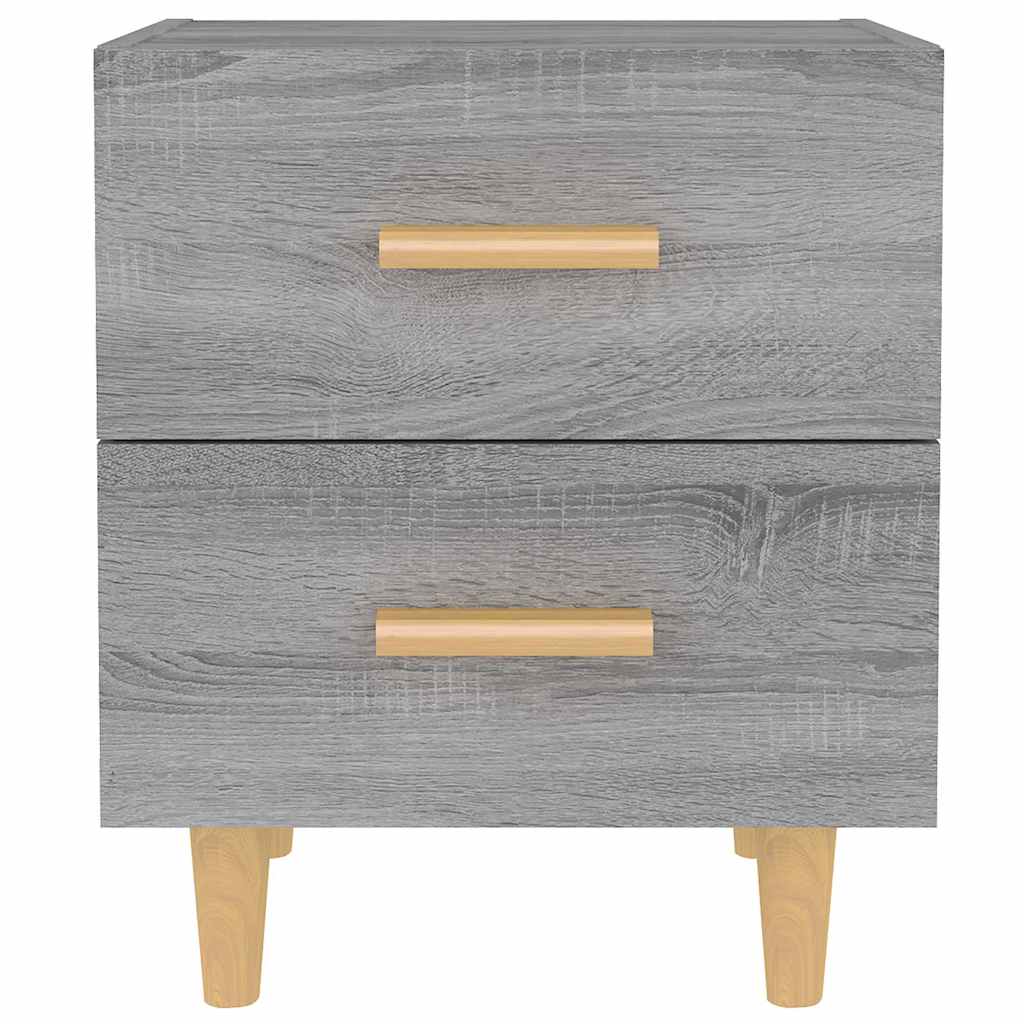 Vidaxl nachtkastje 40x35x47,5 cm grijs sonoma eikenkleurig