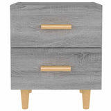 Vidaxl nachtkastje 40x35x47,5 cm grijs sonoma eikenkleurig