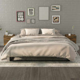 Vidaxl nachtkastjes 2 st 40x35x47,5 cm gerookt eikenkleurig