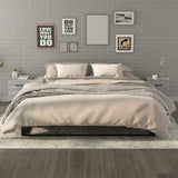 Vidaxl nachtkastjes 2 st 40x35x47,5 cm grijs sonoma eikenkleurig