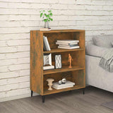 Vidaxl dressoir 69,5x32,5x90 cm bewerkt hout gerookt eikenkleurig