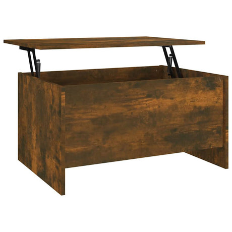 Vidaxl salontafel 80x55,5x41,5 cm bewerkt hout gerookt eikenkleurig