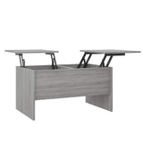 Vidaxl salontafel 80x50x42,5 cm bewerkt hout grijs sonoma eikenkleurig