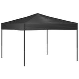 Vidaxl partytent inklapbaar 3x3 m antracietkleurig