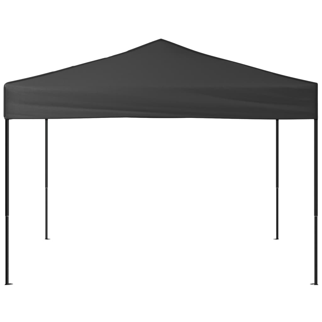 Vidaxl partytent inklapbaar 3x3 m antracietkleurig