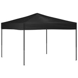 Vidaxl partytent inklapbaar 3x3 m zwart