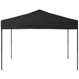 Vidaxl partytent inklapbaar 3x3 m zwart