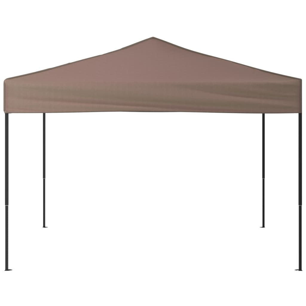 Vidaxl partytent inklapbaar 3x3 m taupe