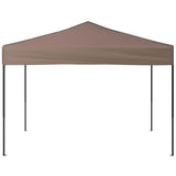 Vidaxl partytent inklapbaar 3x3 m taupe