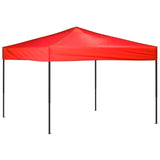 Vidaxl partytent inklapbaar 3x3 m rood