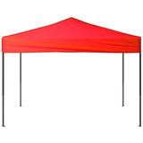 Vidaxl partytent inklapbaar 3x3 m rood