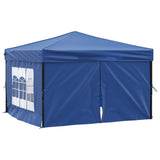 Vidaxl partytent inklapbaar met zijwanden 3x3 m blauw