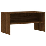 Vidaxl tv-meubel 80x40x40 cm bewerkt hout bruin eikenkleur