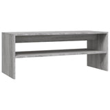 Vidaxl salontafel 100x40x40 cm bewerkt hout grijs sonoma eikenkleurig