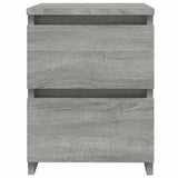 Vidaxl nachtkastje grijs sonoma 30x30x40 cm engineered wood