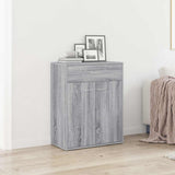 Vidaxl dressoir 60x30x75 cm bewerkt hout grijs sonoma eikenkleurig