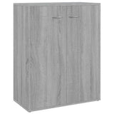 Vidaxl dressoir 60x30x75 cm bewerkt hout grijs sonoma eikenkleurig