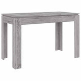 Vidaxl eettafel 120x60x76 cm bewerkt hout grijs sonoma eikenkleurig