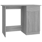 Vidaxl bureau 100x50x76 cm bewerkt hout grijs sonoma eikenkleurig