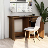 Vidaxl bureau 100x50x76 cm bewerkt hout bruin eikenkleur