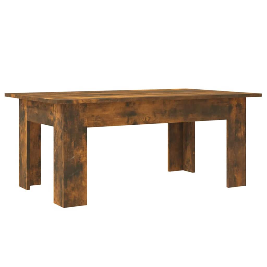 Vidaxl salontafel 100x60x42 cm bewerkt hout gerookt eikenkleurig