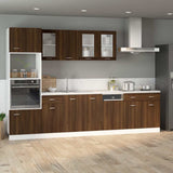 Vidaxl onderkast met lade lyon 40x46x81,5 cm bewerkt hout bruin eikenkleur