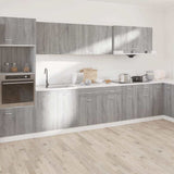 Vidaxl onderkast met lade lyon 50x46x81,5 cm bewerkt hout grijs sonoma