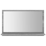 Vidaxl badkamerspiegel 60x10,5x37 cm bewerkt hout grijs sonoma eiken