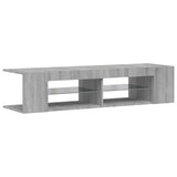 Vidaxl tv-meubel met led-verlichting 135x39x30 cm grijs sonoma eiken