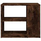 Vidaxl bijzetkast 60x30x50 cm bewerkt hout gerookt eikenkleurig