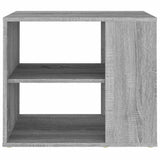Vidaxl bijzetkast 60x30x50 cm bewerkt hout grijs sonoma eikenkleurig