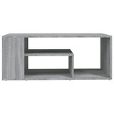 Vidaxl salontafel 100x50x40 cm bewerkt hout grijs sonoma eikenkleurig